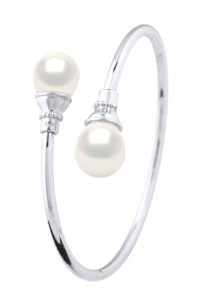You & Me armband zoetwaterparels 11-12 mm White 925