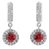 Orphelia 'Bristol' Dames 925 Sterling Zilveren Oorbellen - Zilver ZO-7579/P