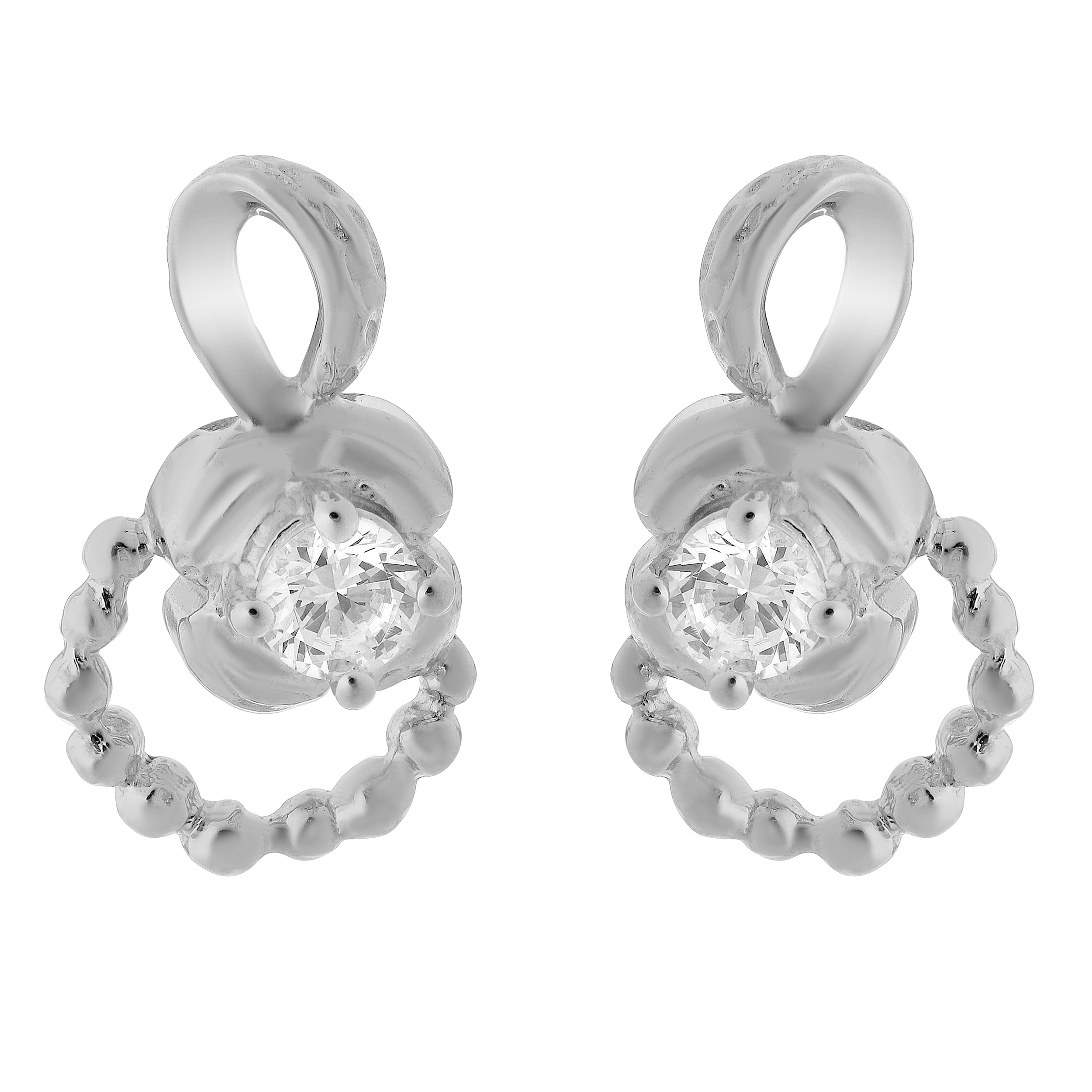 Orphelia Dames 925 Sterling Zilveren Oorbellen - Zilver ZO-5236