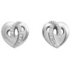 Orphelia 'Amore' Dames 925 Sterling Zilveren Oorbellen - Zilver ZO-7577 - Afbeelding 2