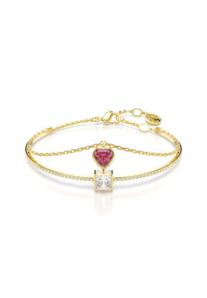 Swarovski 'Chroma' Dames Goudkleurige Metalen Armband - Goud 5683835