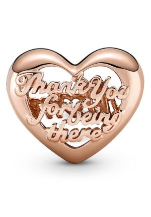 Pandora 'Familie & Vrienden' Vrouwen Goudkleurige Metalen Bedel - Roze 781451C00