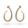 Orphelia 'Cherry' Dames 925 Sterling Zilveren Dangle Oorbellen - Roze ZO-7551/RG