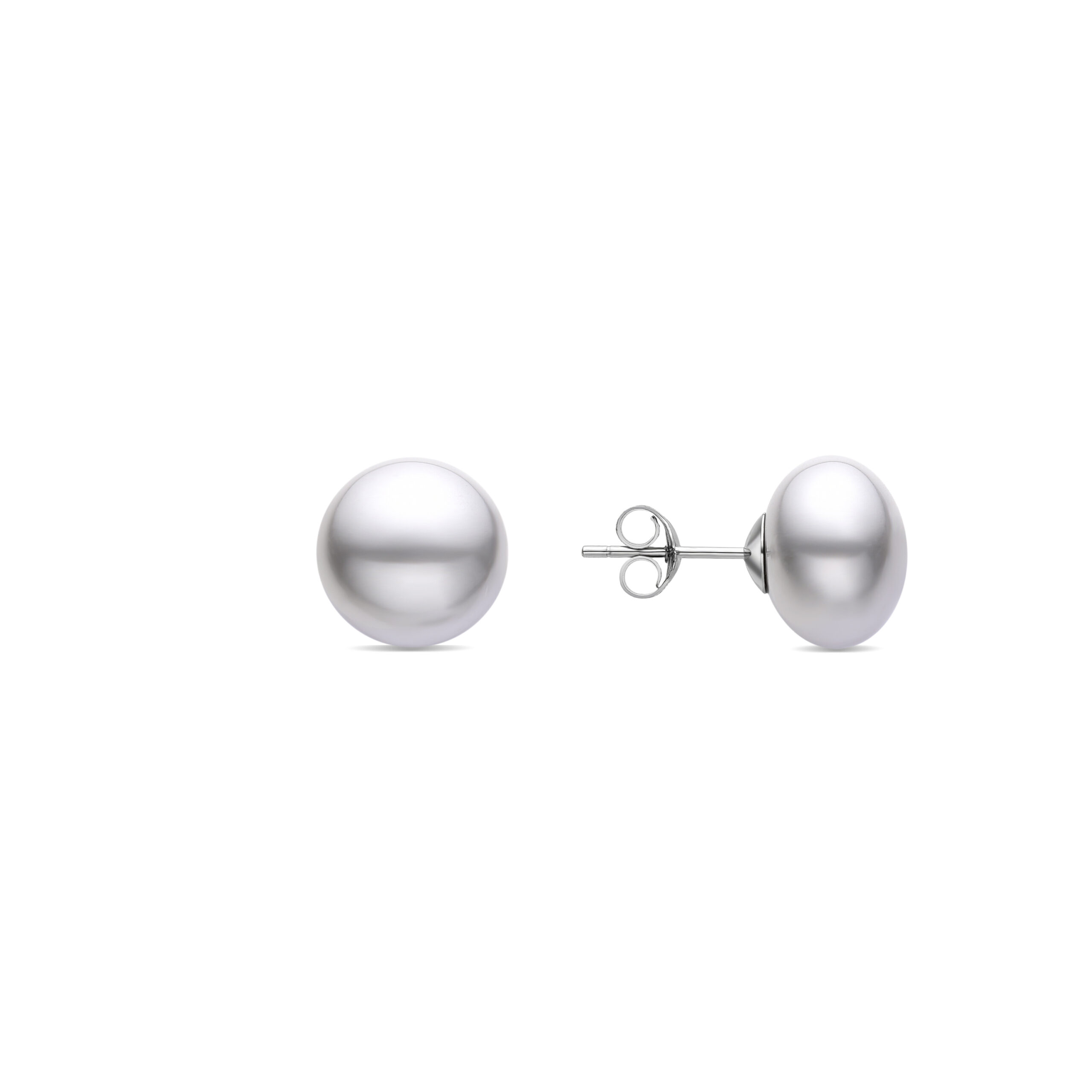Luxenter Nandi 925 Sterling Zilver en Wit Rhodium Geplateerde Parel Oorbellen