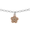Orphelia 'Nixie' Dames 925 Sterling Zilveren Armband - Zilver/Roze ZA-7377 - Afbeelding 2