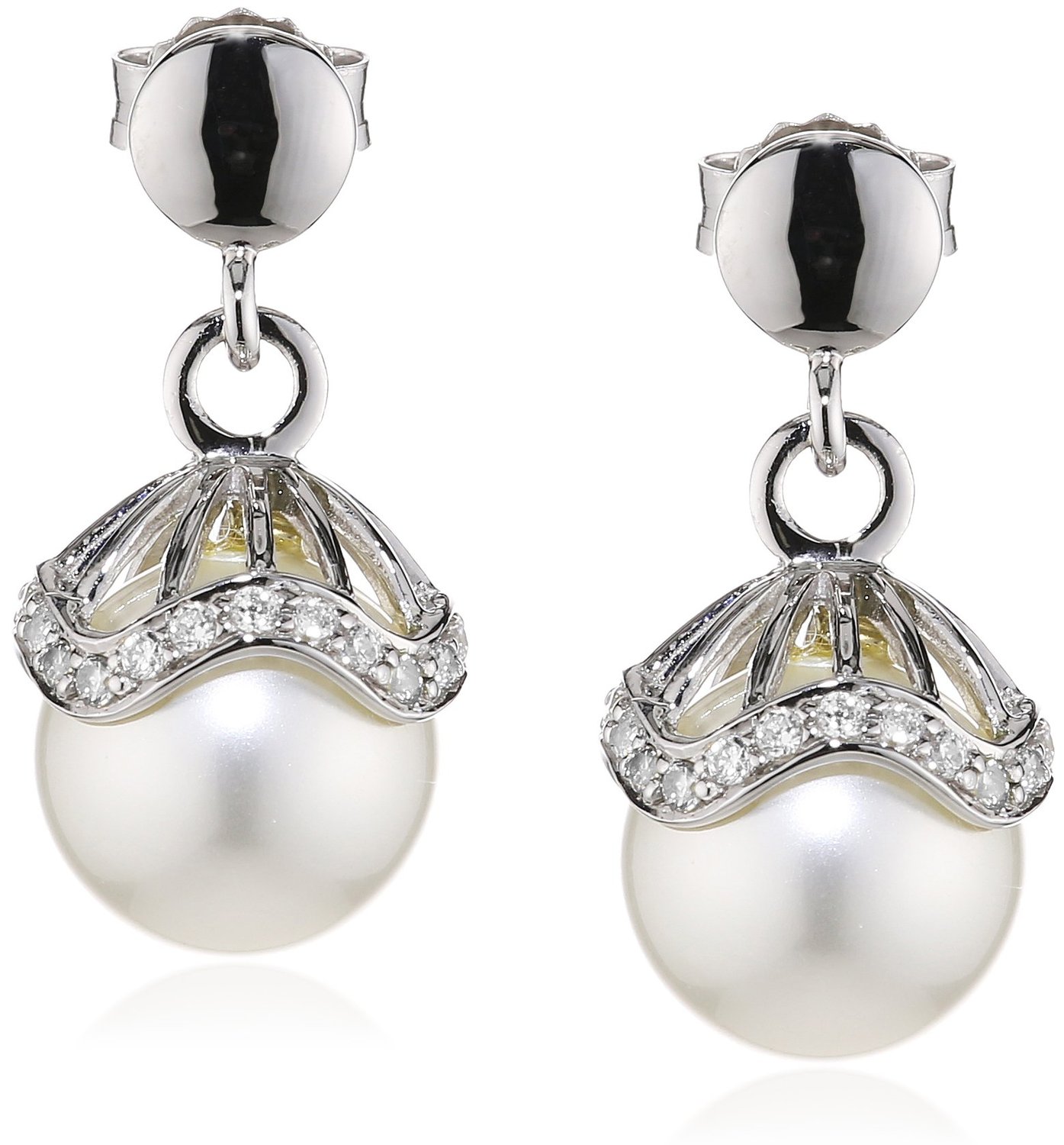 Orphelia Dames 925 Sterling Zilveren Oorbellen - Zilver ZO-5029 - Afbeelding 2