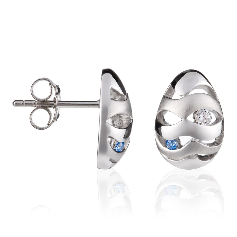 Orphelia Dames 925 Sterling Zilveren Oorbellen - Zilver ZO-5910 - Afbeelding 2