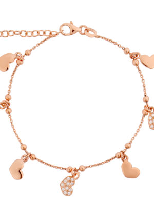 Orphelia 'Elisa' Dames 925 Sterling Zilveren Armband - Roze ZA-7381