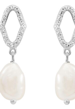 Alternative view of Orphelia 'Normandië' Dames 925 Sterling Zilveren Oorbellen - Zilver ZO-7574