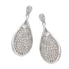 Orphelia Dames 925 Sterling Zilveren Oorbellen - Zilver ZO-5937