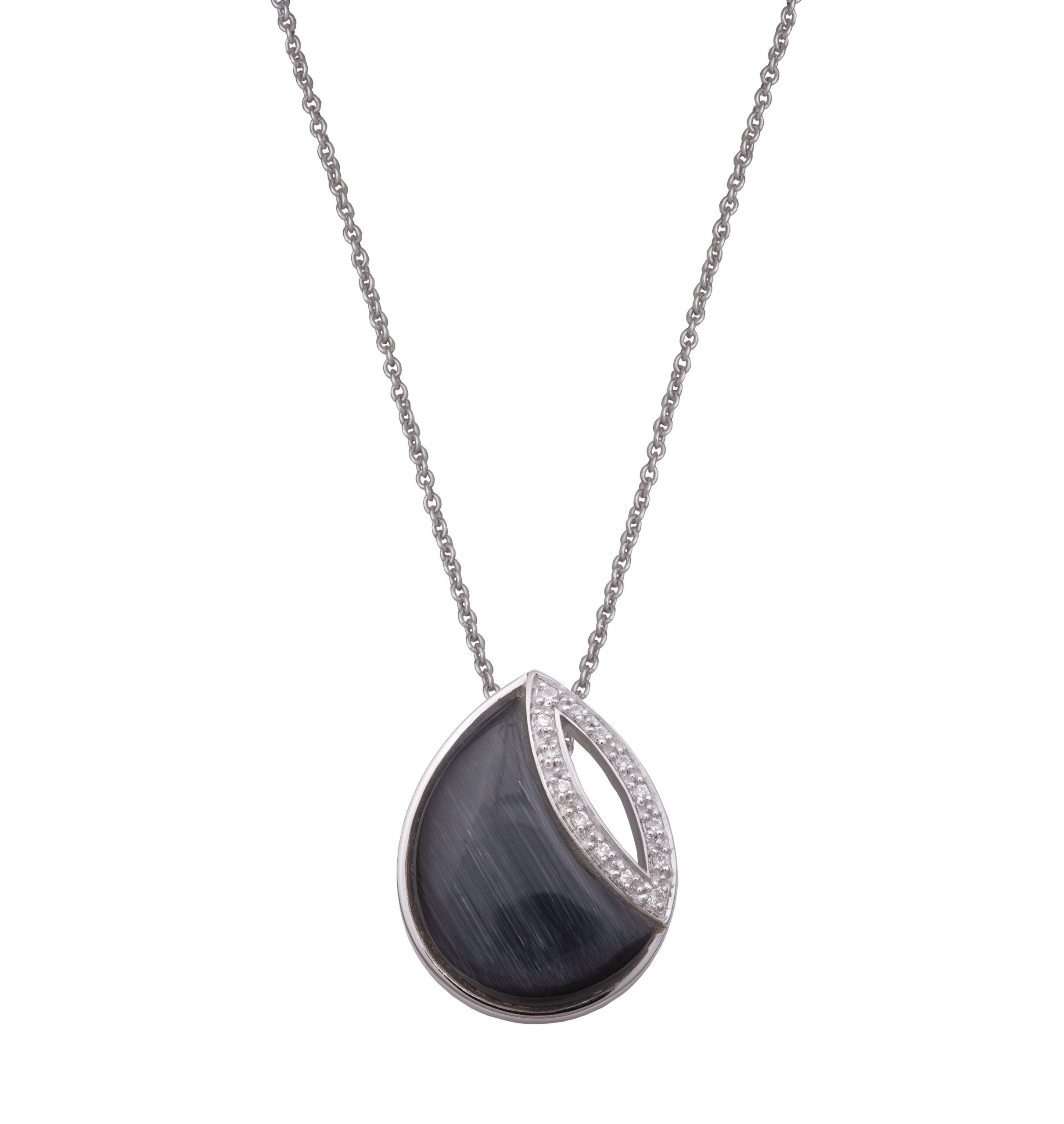 Orphelia Dames 925 Sterling Zilveren Ketting met Hanger - Zilver ZH-4546