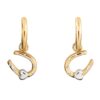 Orphelia 'Aurora' Dames 925 Sterling Zilveren Oorbellen - Zilver/Goud ZO-7525/G