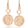 Orphelia 'Madelene' Dames 925 Sterling Zilveren Oorbellen - Roze ZO-7163/RG