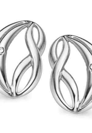Orphelia Dames 925 Sterling Zilveren Stud Oorbellen - Zilver ZO-5006