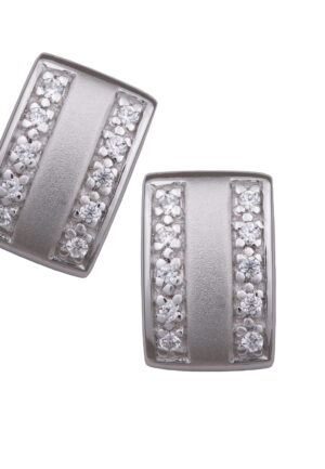 Orphelia Dames 925 Sterling Zilveren Stud Oorbellen - Zilver ZO-5913