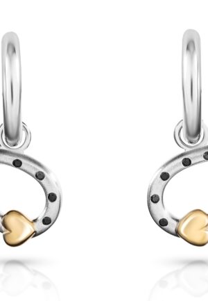 Orphelia 'Aurora' Dames 925 Sterling Zilveren Oorbellen - Zilver/Goud ZO-7525