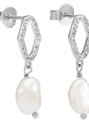 Orphelia 'Normandië' Dames 925 Sterling Zilveren Oorbellen - Zilver ZO-7574