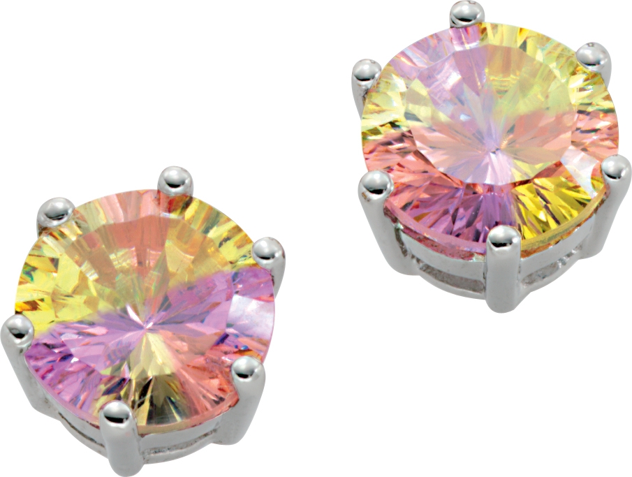 Orphelia Dames 925 Zilveren Stud Oorbellen - Zilver CC-34