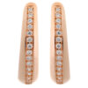 Orphelia Dames 925 Sterling Zilveren Oorbellen - Roos ZO-6088 - Afbeelding 2