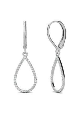 Laelia Dangling Hoop Earrings - Oostenrijks kristal