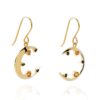 Orphelia 'Eline' Dames 925 Sterling Zilveren Oorbellen - Goud ZO-7497/G - Afbeelding 2