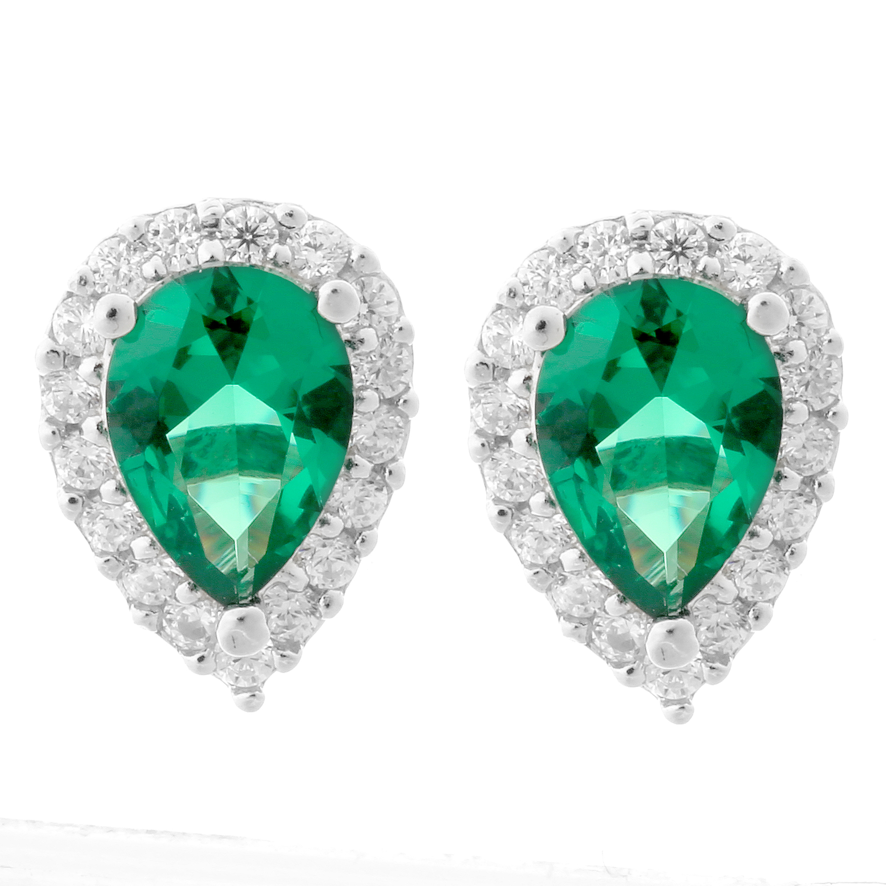 Orphelia 'Enora' Dames 925 Sterling Zilveren Stud Oorbellen - Zilver ZO-7226/EM