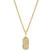Orphelia 'Malaga' Dames 925 Sterling Zilveren Hanger met Ketting - Goud ZH-7573/G