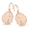 Orphelia 'Pina' Dames 925 Sterling Zilveren Dangle Oorbellen - Roze ZO-7191/RG
