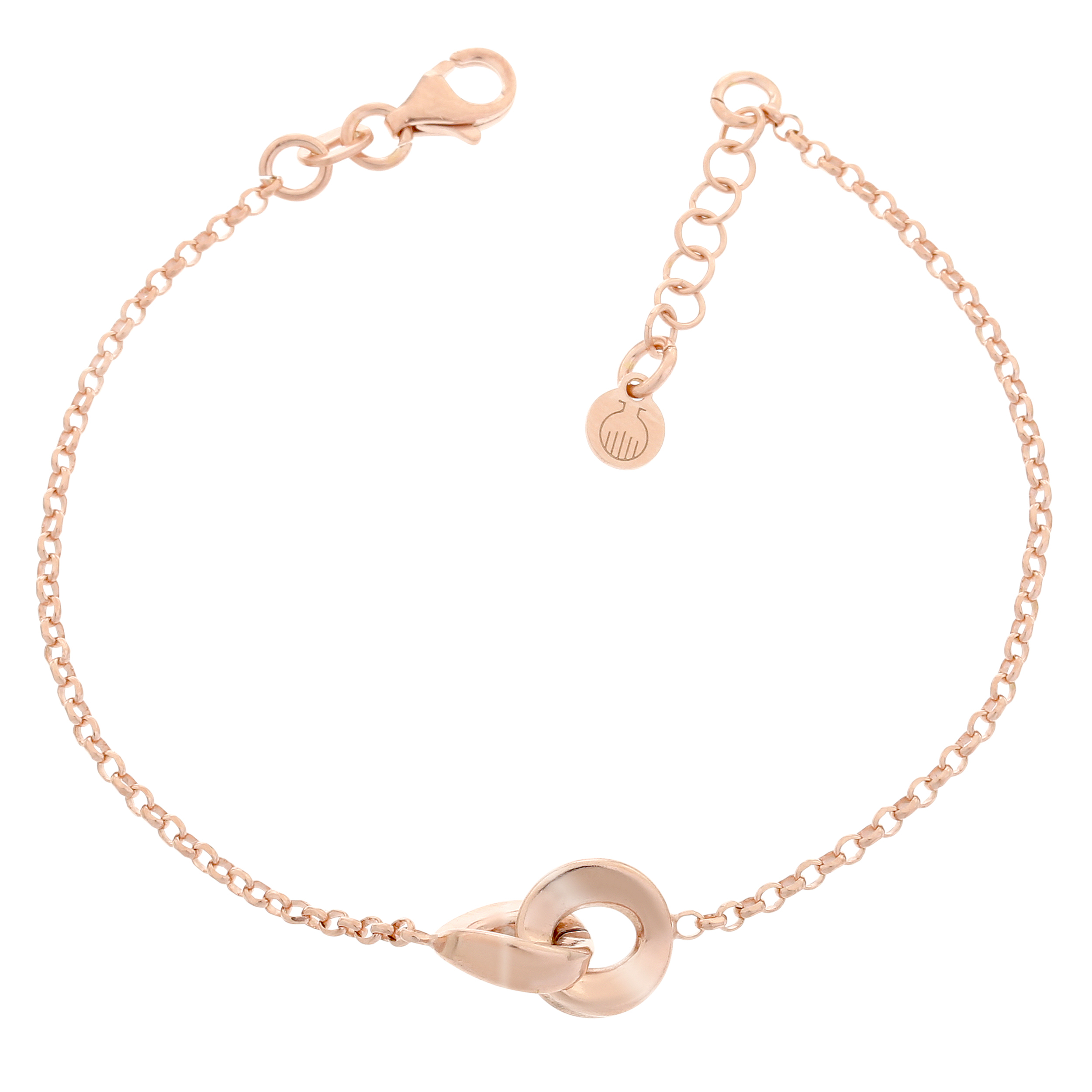 Orphelia 'Zelda' Dames 925 Sterling Zilveren Armband - Roze ZA-7178/RG