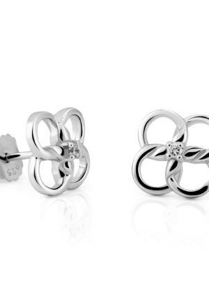 Orphelia 'Aida' Dames 925 Sterling Zilveren Stud Oorbellen - Zilver ZO-7472