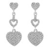 Orphelia 'Mille' Dames 925 Sterling Zilveren Oorbellen - Zilver ZO-7273