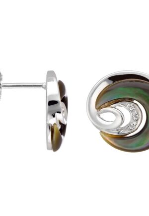 Orphelia Dames 925 Sterling Zilveren Stud Oorbellen - Zilver ZO-5987