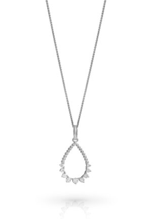 Orphelia 'Petal' Dames 925 Sterling Zilver Ketting met Hanger - Zilver ZH-7564
