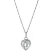 Orphelia 'Amore' Dames 925 Sterling Zilver Hangertje met Ketting - Zilver ZH-7577
