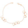 Orphelia 'Zelma' Dames 925 Sterling Zilveren Armband - Roze ZA-7179/RG