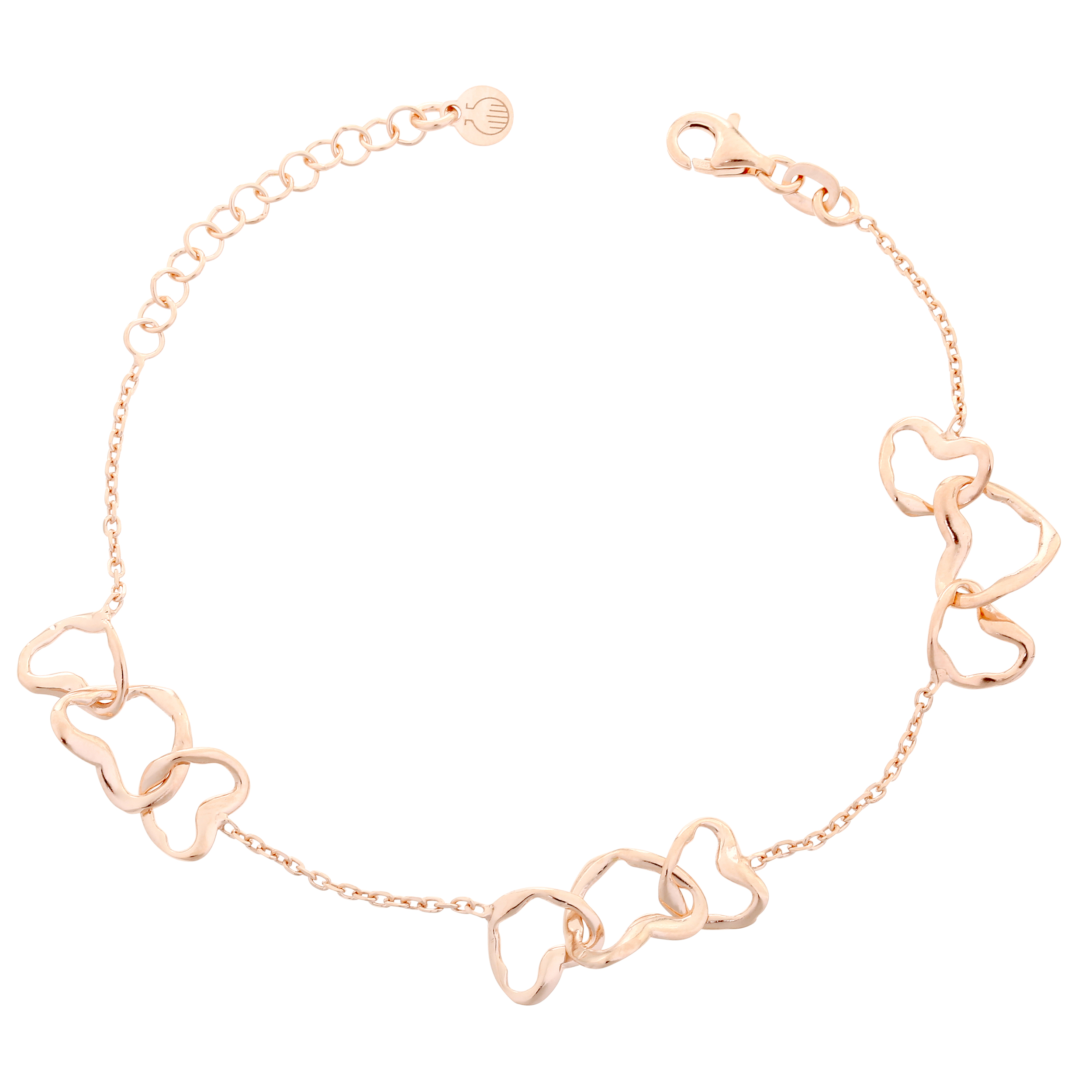 Orphelia 'Zelma' Dames 925 Sterling Zilveren Armband - Roze ZA-7179/RG