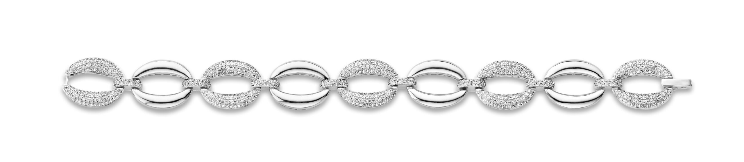 Orphelia 'India' Dames 925 Zilveren Armband - Zilver ZA-7211 - Afbeelding 2