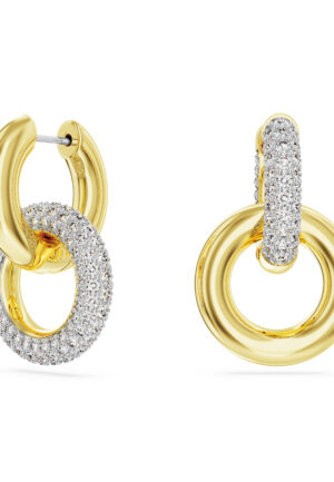 Swarovski 'Dextera' Dames Gouden Geplateerde Metalen Oorbellen - Goud 5668818