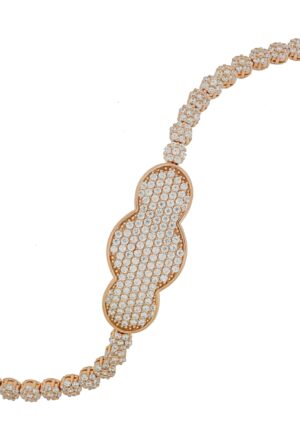Orphelia Dames 925 Sterling Zilveren Armband - Roze ZA-6094