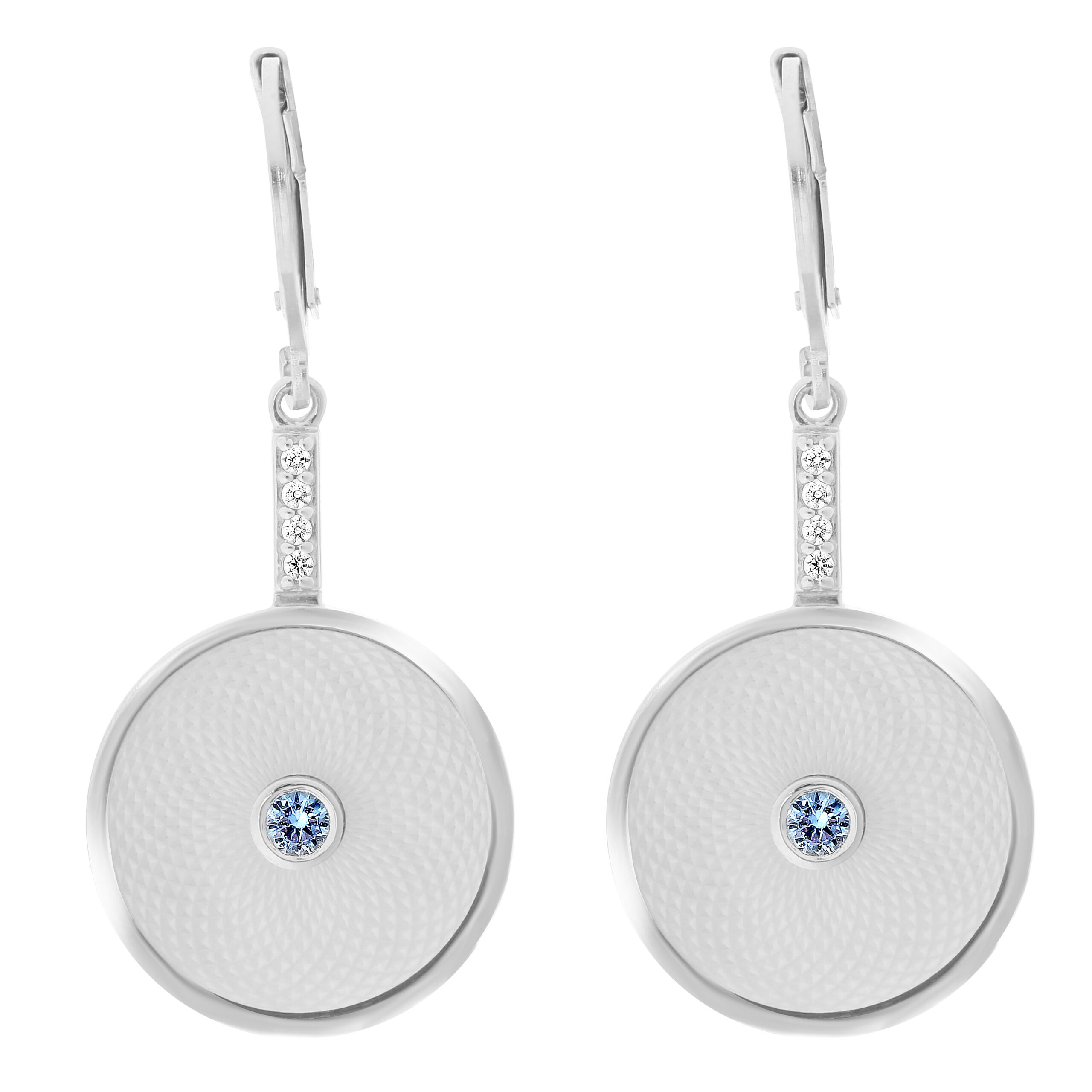 Orphelia 'Genoa' Dames 925 Sterling Zilveren Dangle Oorbellen - Zilver ZO-7291