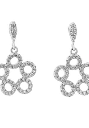 Orphelia 'Gabriella' Dames 925 Sterling Zilveren Oorbellen - Zilver ZO-7314