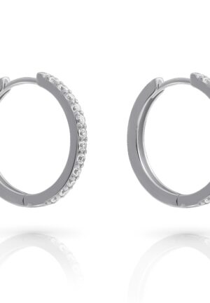 Orphelia 'Fay' Dames 925 Sterling Zilveren Hoops - Zilver ZO-7557