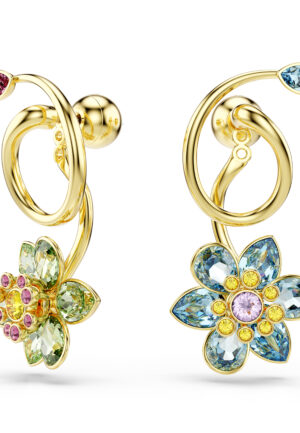Swarovski 'Idyllia F Florere' Dames Vergulde Metalen Dangle Oorbellen - Goud 5709025