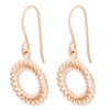 Orphelia 'Amada' Dames 925 Sterling Zilveren Dangle Oorbellen - Roze ZO-7075/1