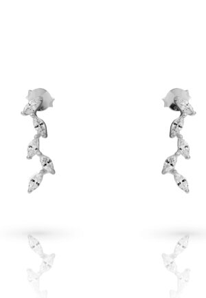 Orphelia 'Charlene' Dames 925 Sterling Zilveren Oorbellen - Zilver ZO-7568