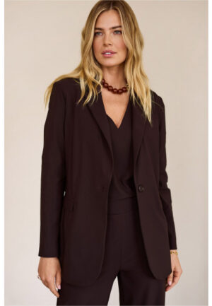 Studio Anneloes - Espresso | Dames | Blazer | Espresso | M | regular | Kamst mode