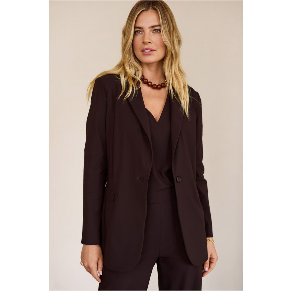 Studio Anneloes - Espresso | Dames | Blazer | Espresso | M | regular | Kamst mode