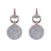 Orphelia 'Alisia' Dames 925 Sterling Zilveren Oorbellen - Roze ZO-7420