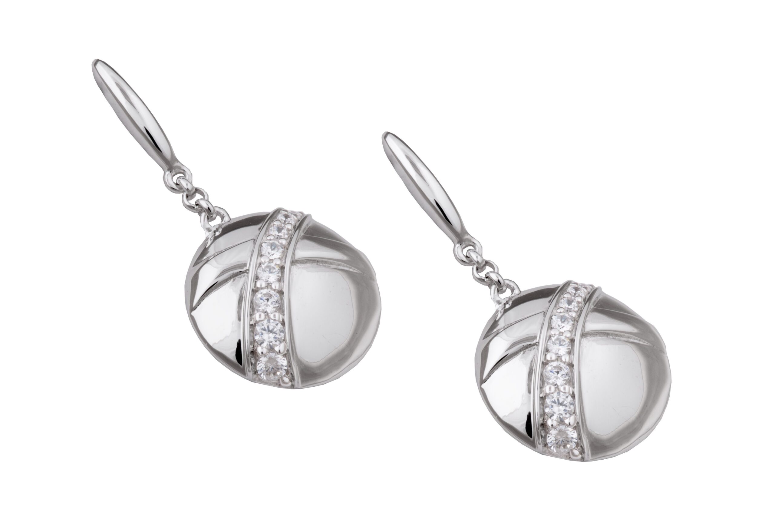 Orphelia Dames 925 Sterling Zilveren Oorbellen - Zilver ZO-5856 - Afbeelding 2