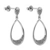 Orphelia 'Jolina' Dames 925 Sterlingsilveren Hangoorbellen - Zilver ZO-7490